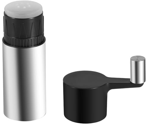 Manual Nutmeg Mill,Stainless Steel Spice Mill with Adjustable Coarseness Ergonomic Spice Grinding Bottle for Kitchen Cooking