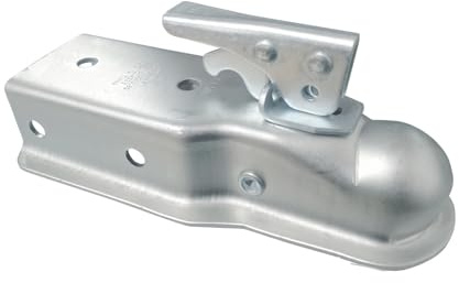 BAFEIYA Acoplador De Remolque De Lengüeta Recta De 2 x 3, For Canal De 3 Pulgadas, Bola De Enganche De 2 Pulgadas, 5000 Libras, Galvanizado, Piezas De RV, Accesorios For Caravana(Opition(2))