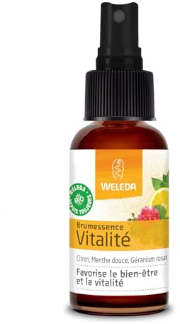 WELEDA - Brumessence Vitalité Favorise le bien-être et la vitalité - Parfum d'ambiance - Bio** - Vegan*** - 50 ml