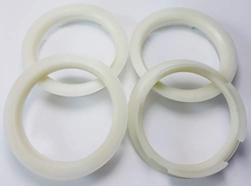 4x Zentrierringe 63,4-56,1 | 63,4 auf 56.1 | Transparent