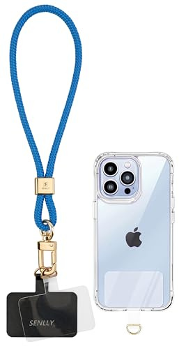 SENLLY Universal Armband Handykette mit Ultradünne Patch, Minimalistisch Handy Kurz Schlüsselband
