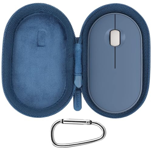 Lebakort Mouse Case Compatible with Logitech Pebble 2 M350s / M350 / M355 / i345 Slim Mouse (Blueberry Case)