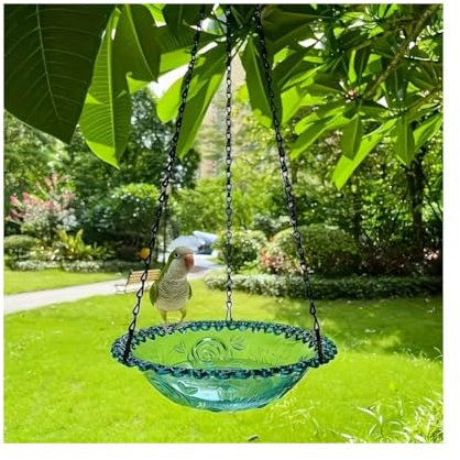 Vogeltränke zum Aufhängen, Vogeltränke, Vogeltränke, hängende Vogelfutterschale für Garten, Terrasse, Hinterhof, Dekoration, Vogelliebhaber, Geschenk
