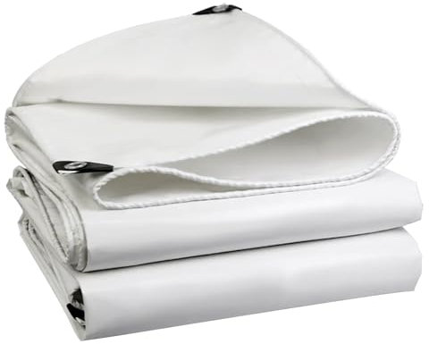 Telone impermeabile resistente, 1 x 3,5 m, copertura in tela resistente multiuso con occhielli rinforzati per protezione esterna, ideale per camion, barche, campeggio, legna da ardere e schermatura