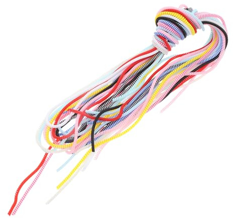 DIYEAH 24 pcs Spiral Cable Management Sleeves Elastic Wire Protector for Data and Network Cables Preventing Twisting Knotting Abrasion Dust