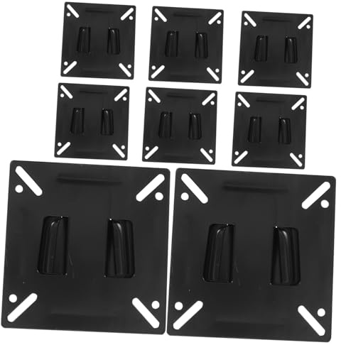 Sewroro 8pcs Heavy Duty LCD Wall Mount Brackets for Tvs Monitors Digital Photo Frames Viewing Angles Secure Support for Home Office Use