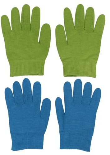 Generico Guanti Idratanti in Gel Elasticizzati Per Cura Mani, Set Da 2 Paia, Adatti Per Trattamenti Spa e Bellezza Mani