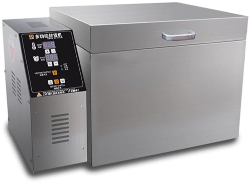 SSQUZA Tostadora De Café Comercial,Tostadora Eléctrica De Acero Inoxidable para Frutos Secos,Tostadora Eléctrica con Temporizador Y Termostato Controlable,Granos Integrales Salteados Type5