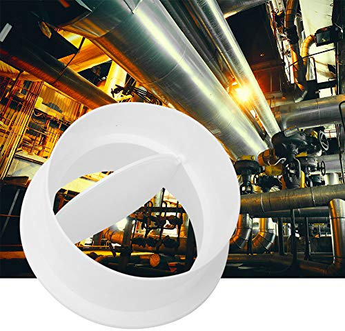 Tubo di canalizzazione 95 mm Valvola di non ritorno Ventilatore estrattore per tiraggio posteriore 4 pollici Ventola per tiraggio posteriore Deflettore del condotto dell'aria unidirezionale