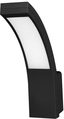 Adviti PIRYT LED 10W Applique Murale Exterieur 800lm IP54 4000K Design Moderne Etanche (noir)