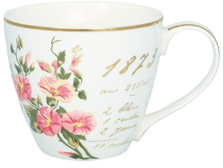 GreenGate STWMUGPJAB0106 Jacobe Becher mit Henkel white 0,3 l ( 1 Stück )