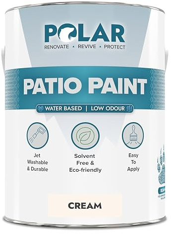 Polar Specialist Coatings Patio Paint Cream 5 Litre