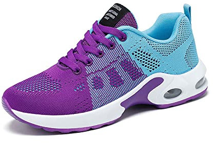 Morbuy Scarpe da Ginnastica Donna Viaggio Casual Madre Sneaker Moda Scarpe da Passeggio Comodo Cuscino d'Aria Sneakers Jogging Scarpe per Il Tempo Libero, Running,Trekking, Fitness