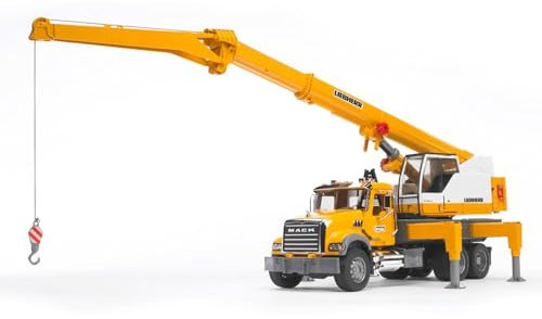 bruder Mack Granite Liebherr Kran - LKW / 02818
