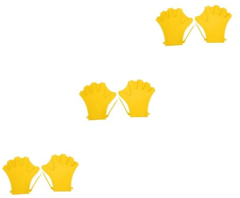 HANABASS 3paare Einstellbare Schwimmhandschuhe Mit Handpaddeln rutschfest Und Tragbar Für Wasserfitness Und Schwimmtraining