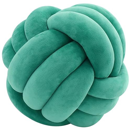 TAUIANE Knoten Ball Kissen, Dekoratives PlüSchkissen, Weiches Rundes Ballkissen, SüßEs Dekokissen, Knotenkissen, FüR Sofa, BüRo, Wohnzimmer, Heimdekoration,A17,35cm/13.8in