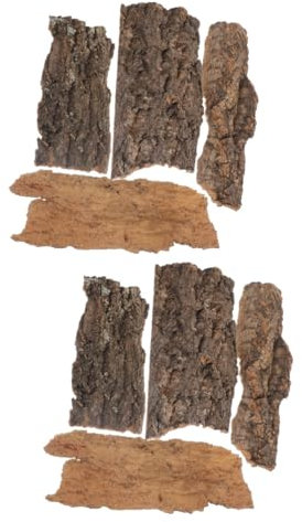 BUGUUYO 8stücke Reptilien Dekoration Für Terrarien Natürliche Kletterplattform Für Schildkröten Reptilienversteck Und Aquarienzubehör Ca Robust Und Sicher Für Haustiere