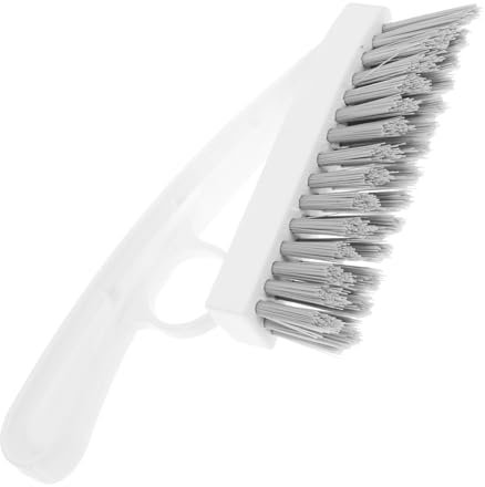 ULTECHNOVO Spazzola per Fughe con Setole Dure, Spazzolone per Pulizia Angoli e Piastrelle Bagno, Manico Ergonomico per Fessure Senza Angoli Morti, per Bagno, Cucina e Pavimenti