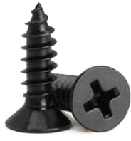 KELUBATU M3x10mm Carbon Steel Self-Tapping Screws 100PCS