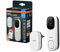 OSRAM Campanello video SMART+ WiFi 3MP 2K, sensore PIR, batteria da 5200 mAh, campanello, angolo di 160°, compatibile con Alexa, bianco