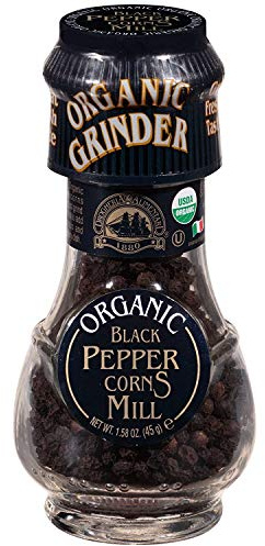 Drogheria & Alimentari All Natural Spice Grinder Black Peppercorns, 1.6 oz, 2 pk