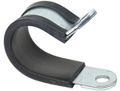 Rohrschellen gummiert RSGU 6-100mm Leitungsschellen Schlauchschellen DIN 3016 (ø 60mm / Bandbreite 20mm)