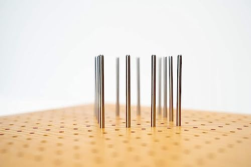 Stainless Steel Pins for Easy Crochet Wooden Blocking Board (12 cm / 4.72in) Extra Long Pack of 40