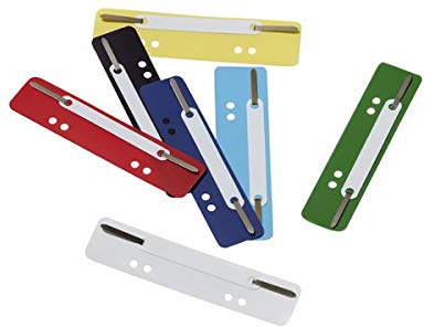 DURABLE Heftstreifen Flexi, 34 x 150 mm, weiß, Sie erhalten 1 Packung, Packungsinhalt: 25 Stück
