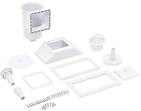 Festnight 11-TLG. Pool-Skimmer-Set, Breitmaul Einbauskimmer-Komplett-Set, Skimmer Set inkl. Pool Oberfl?chenskimmer Skimmer