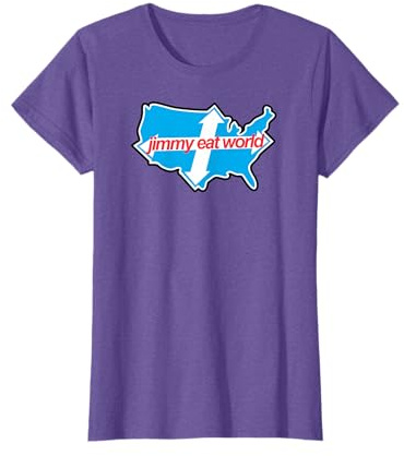 Jimmy Eat World - Across America - Official Merchandise T-Shirt