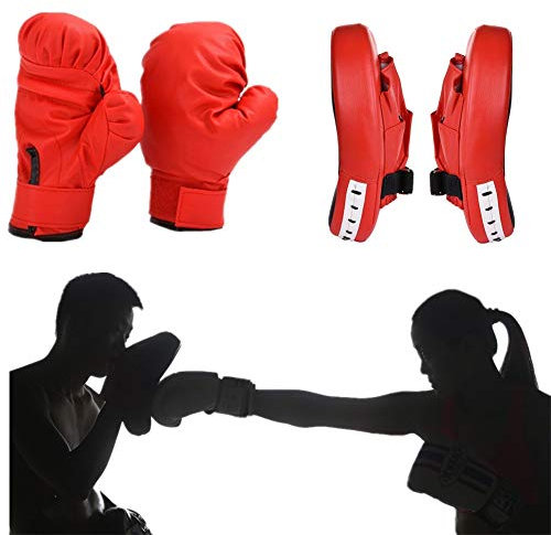 Pratzen Kampfsport Box Handschuh Herren Boxsackhandschuhe Boxhandschuhe für Erwachsene Boxhandschuhe für Kickboxen Boxen Pads Boxtrainingshandschuhe