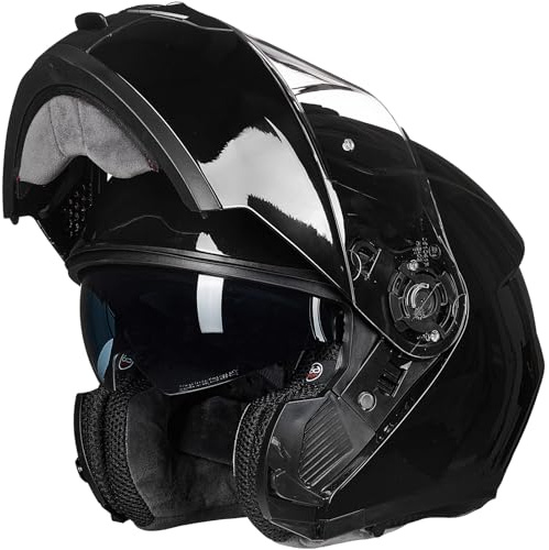 ILM Motorradhelm Klapphelm Integralhelm Doppelvisier ECE22.06 Modell 159