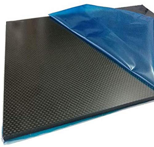 Feuille de plaque en fibre de carbone 4 mm x 200 mm x 500 mm, pour l'épaisseur du cadre de drone bricolage, etc. (armure toile mate)