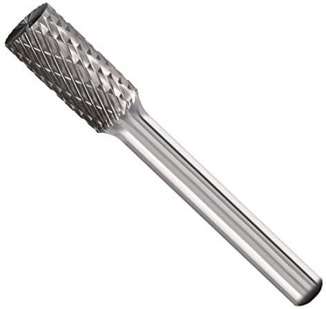 HAUTMEC Tungsten Carbide Rotary Burr Bit – 1/4 Shank, Double Cut Tungsten Rotary File for Die Grinder, Professional Grade, Suit for Metal Carving, Grinding, Engraving & Deburring - HT0197