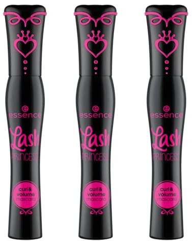 essence | Lash Princess Curl & Volume Mascara | Vegan & Cruelty Free (Pack of 3)