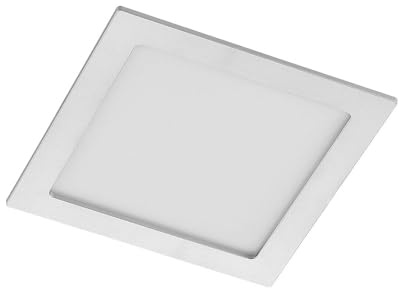 PRIOS LED Foco empotrado Helina (Moderno) en Gris hecho de Plástico e.o. para Cuarto baño (1 llama, foco, lámpara techo pared