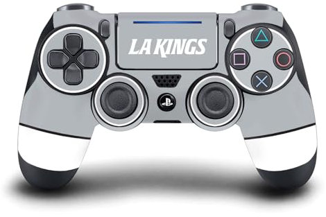 Head Case Designs Offizielle NHL Einfach Los Angeles Kings Vinyl Haut Gaming Aufkleber Abziehbild Abdeckung kompatibel mit Sony PlayStation 4 PS4 DualShock 4 Controller