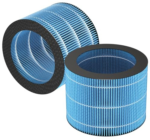 2 Stück AMF220 Ersatzfilter kompatibel mit Philips AMF220/15 und HU3916 | HU3918 HU2716 HU2718 Luftbefeuchter, Ersetzt Filter FYM220/30 & FY3446/30
