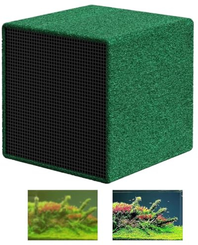 Honycomb Cube de purification d'eau - Cube de filtre à eau au charbon de bois pour aquarium, purificateur d'eau d'aquarium, cube de filtre à eau pour bronzage, réservoir de stock, étangs