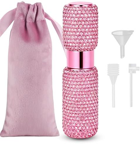 Shyshining Portable 8ML Perfume Travel Refillable Bottle, Travel Size Perfume Refill Atomizer Bottle,Mini Spray Bottle Empty for Refill