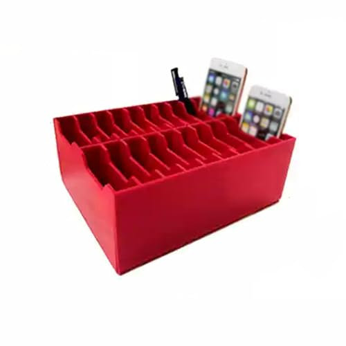 20 Gitter Telefon Spind Box - & Tragbarer Handy-Aufbewahrungsschrank für Schule, Büro, Restaurant & Fabrik - Einfacher Zugang für Elektronik & Zubehör