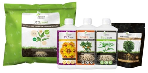 Organics Nutrients Big Box – organischer Dünger & Pflanzendünger für Gemüse, Kräuter & Blumen – 5-teiliges Set für Wachstum, Blüte & Wurzeln – für 20–50 Pflanzen