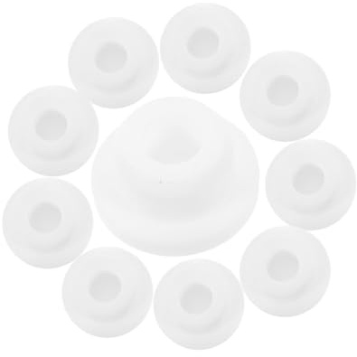 Gadpiparty 10pcs Round Caps for Overflow Drain Washbasin Sink Bathroom Tub Overflow Drain Caps Bathroom Sink Cover