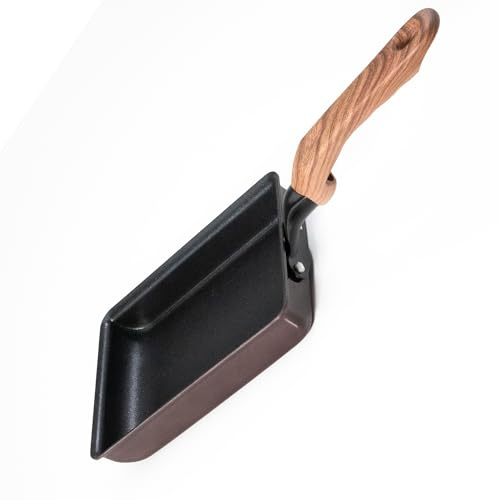 SASUGA - Sartén japonesa Tamagoyaki Aya 14,4 × 19,4 cm - Sartén rectangular para tortilla japonesa y huevos