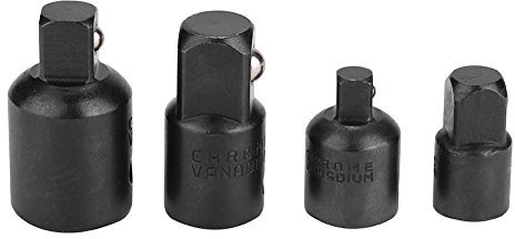 4pcs Drive Socket Adapter Converter Reducers 3/8 to 1/4, 1/2 to 3/8, 3/8 to 1/2, 1/4 to 3/8 for Impact Driver Conversions Wrench