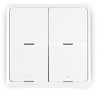 Yagusmart 4-Gang Wireless Scene Switch, Arbeit mit Tuya Zigbee Hub, Batteriestromfernbedienung
