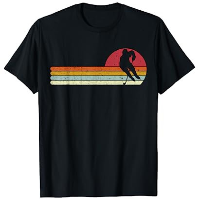 Eishockeyspieler Sunset T-Shirt
