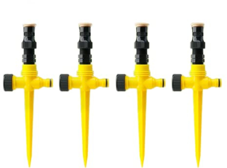 Garden Sprinkler, 360° Rotation Auto Irrigation System Garden Lawn Sprinkler Patio Save Water