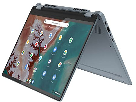 Lenovo IdeaPad Flex 5 Chromebook Notebook, Display Touch FHD 16:10 da 14 pollici - (Intel Core i3-1215U, Scheda Grafica Integrata, RAM 8 GB, 256 GB SSD, WiFi 6, ChromeOS) - Stone Blue