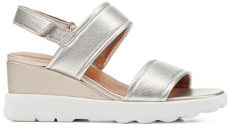 Geox Sandales D Spherica Ec6 aWedge pour femme, doré, 38 EU